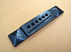 Pyramid Bridge 6 string for acoustic guitar ebony wood best replacement - Picture 1 of 5