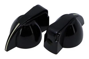 Chicken Head Pointer Knobs for guitars, effects, amps - Made in USA - Black - Picture 1 of 3