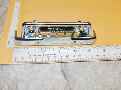 Repuesto de parrilla/parachoques Tonka de acero niquelado 1965-67 TKP-214 Foto 1 de 4