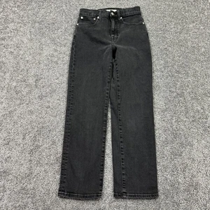 Madewell Jeans Damen 23 grau Classic Straight Jeans Medium Wash Denim Preppy - Bild 1 von 8