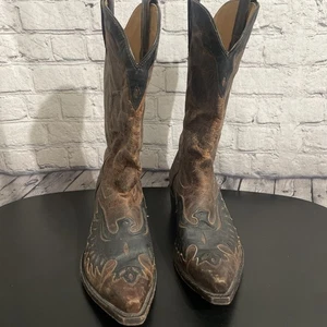 Moonshine Spirit Brad Paisley 'Dublin' Cowboy Boots Men's 11 D Pointed Toe - Picture 1 of 12