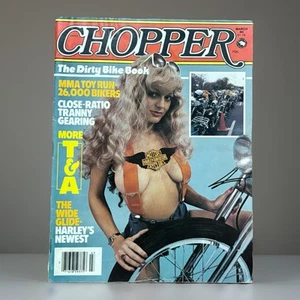 Vintage CHOPPER Magazine March 1980 Harley Davidson Art Poster Babes - Picture 1 of 9