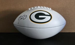 Aaron Rodgers Green Bay Packers signiert weiß Football Steiner Zertifikat - Bild 1 von 4
