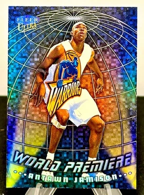 Tarjeta de novato ANTAWN JAMISON 1998-99 FLEER ULTRA ESTRENO MUNDIAL CASI NUEVA/COMO NUEVA INSERTADA #6 Foto 1 de 2