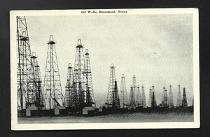 1951 Beaumont, TX - Ölquellen Postkarte - Bild 1 von 1