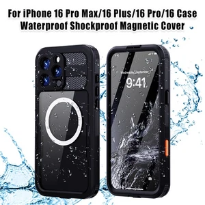 Custodia impermeabile antiurto magnetica per iPhone 16 Pro Max/16 Plus/16 Pro - Foto 1 di 22