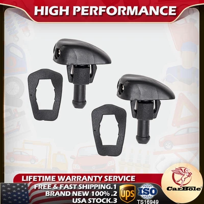 2 Piezas Plástico Coche Auto Ventana Lavadora Parabrisas Pulverizador Boquilla Accesorio EE. UU. Foto 1 de 4