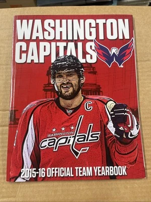 2015-16 WASHINGTON CAPITALS ANUARIO OFICIAL BACKSTROM HOLTBY OVECHKIN NUEVO Foto 1 de 4