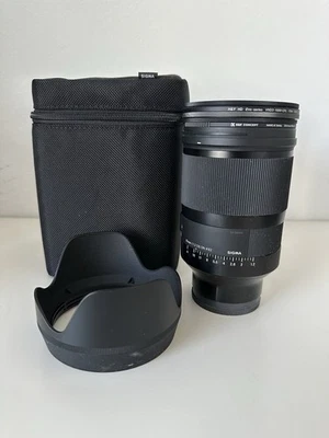 西格玛35毫米F1.2 DG DN艺术镜头适用于索尼E卡口 - 状况完好+奖励滤镜 — 第 1/4 张图片