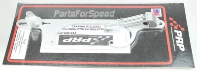 Soporte de acelerador PRP 1022 Edelbrock Carb Ford cable resorte de retorno plateado EE. UU. Foto 1 de 3