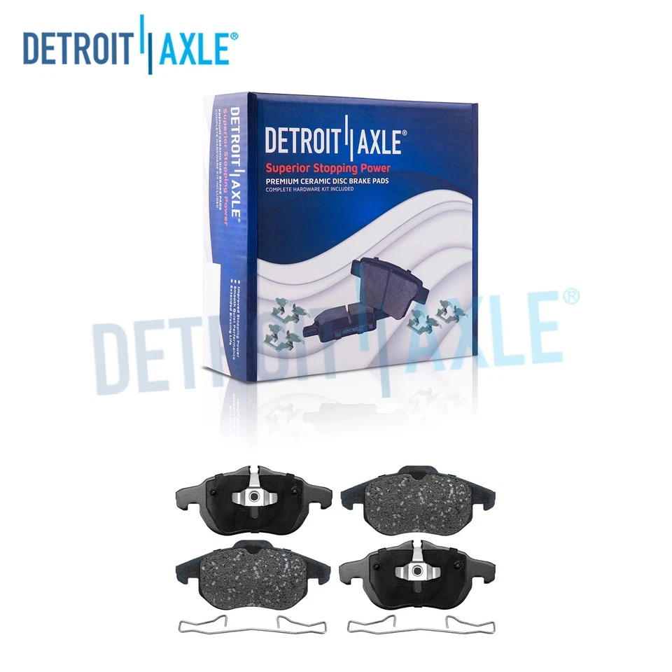 Pastilha de freio dianteira de cerâmica para 2007 - 2011 Cadillac BLS Chevrolet Vectra Saab 9-3 - Imagem 1 de 4