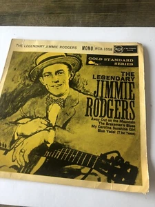 VINTAGE 1960 7" EP 45 RPM THE LEGENDARY JIMMY RODGERS RCX 1058 RCA LABEL - Picture 1 of 6