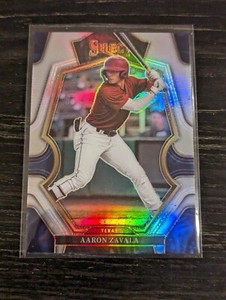 2023 Panini Select Aaron Zavala #101 Prizm Silver Rangers