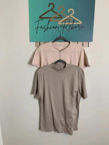 Men’s Topman beige T-shirt bundle size medium - Picture 1 of 10