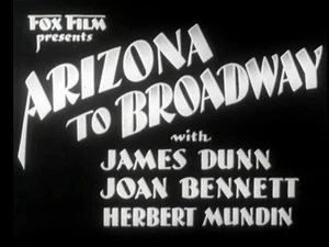 Arizona to Broadway 1933 James Dunn, Joan Bennett region free DVD - Bild 1 von 4