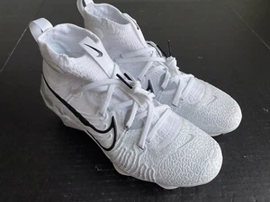 Botines de béisbol Nike Alpha Huarache NXT blancos negros grises DJ6517-100 para hombre talla 8” - Imagen 1 de 10