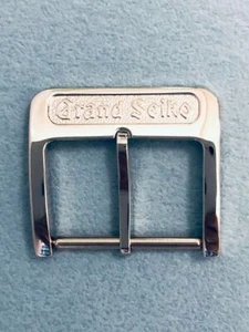 Grand Seiko Genuine Buckle GS AA0EPSA01B Watch Strap Band Parts Silver SS 16mm - Picture 1 of 6
