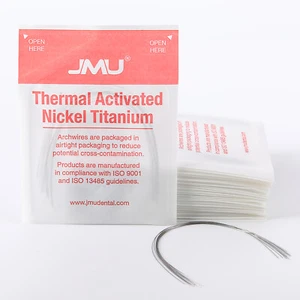 JMU Dental Ortho Niti thermisch aktivierter Bogen Draht expandiert rechteckig 10er Pack - Bild 1 von 22