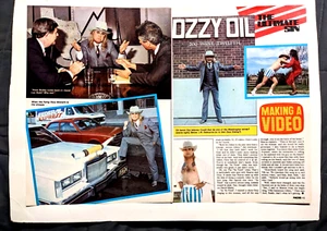 PÓSTER PINUP OZZY OSBOURNE/ULTIMATE SIN MAKING THE VIDEO REVISTA CENTERFOLD - Imagen 1 de 2