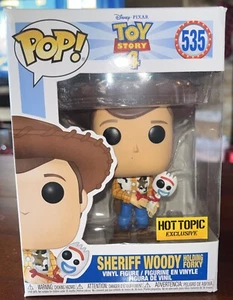 Funko Pop! - Disney Pixar - Toy Story 4 - Sheriff Woody mit Forky #535 Hot Topic - Bild 1 von 1