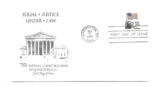 1894 20c Flag over the Supreme Court Artmaster FDC - Picture 1 of 1