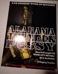 Póster Frank Kozik Alabama Thunderpussy Hacha Grindin' Ruina del hombre Frank Kozik - Imagen 1 de 2