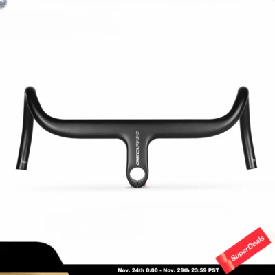 Carbon Gravel Bike Handlebar Internal Routing OD2 DI2 for Bicycles HandleBar  - Image 1 of 4