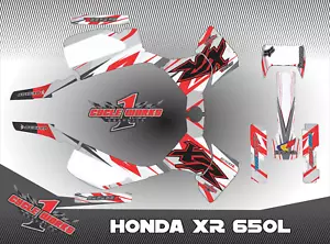 HONDA XR 650L XR650 CUSTSTOM GRAPHICS KIT GRAFICAS DECAL ZETA - Picture 1 of 1