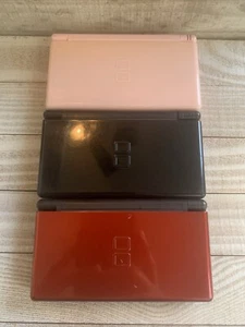 Nintendo Lite Parts Lot 3 Pink (Screen) Blk/red Won’t Power Up - Picture 1 of 15