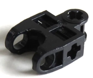 Connettore assi LEGO Technic 2x3 con attacco testa a sfera (2 pezzi), nero #32174 - Foto 1 di 1