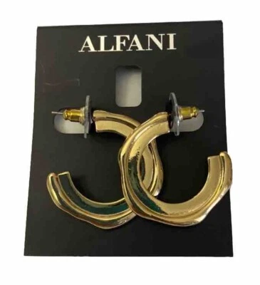 Pendientes de aro de oro Alfani Overflow Foto 1 de 3