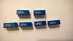ZMF35 Lot of 6pcs 2-5435668-7 DIP Switch 7Pos Rocker SPST 5VDC 60mA T/H - Bild 1 von 2