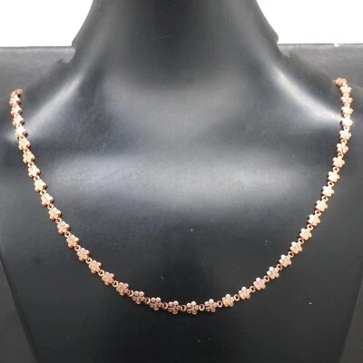 Cadena de cobre puro cadena de cobre macizo para collar cadena hecha a mano cadena ADJ Foto 1 de 4