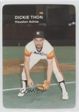 1985 Mother's Cookies Houston Astros Stadium Giveaway Dickie Thon #9