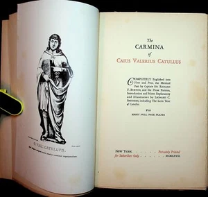 Englisch von Kapitän Richard F. Burton / Carmina des Caius Valerius Catullus - Bild 1 von 3