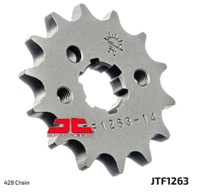 Piñón delantero JT 428 14T diente RM80 85 Yamaha DR DT MX 100 125 175 YZ80 (263 Foto 1 de 4