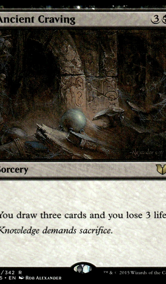 Ancient Craving Commander 2015 - Magic the Gathering MTG Black - Image 1 of 1