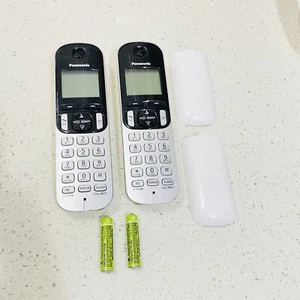 2X Panasonic KX-TGCA21 TGCA21S Handset Replacement Phones - White/Black - Picture 1 of 7