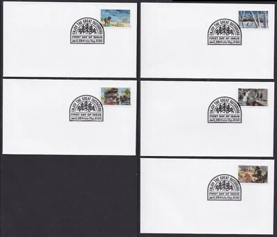 US 5475-5479 Enjoy the Great Outdoors (set of 5) BWP FDC 2020 - Image 1 of 4