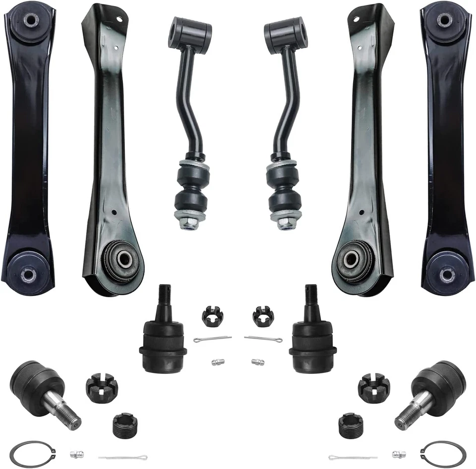 Front Lower Upper Control Arms Ball Joints Sway Bars for Jeep Cherokee Comanche - Image 1 of 1
