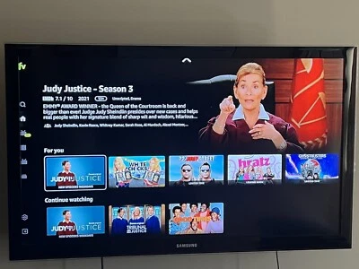 SAMSUNG 46”LCD 1080P HD TV w HDMI & Component Inputs + Remote LN46C630K1F  Used - Image 1 of 4