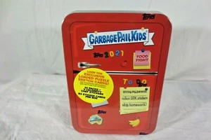 Topps 2021 Garbage Pail Kids Food Fight Collector Refrigerator Red Tin SEALED 83 - Picture 1 of 5