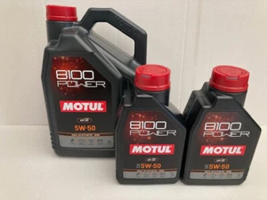 10,84€/l Motul 8100 Power 5W50 7 l Fullsyn Olej silnikowy Ford WSS-M2C931-D - Zdjęcie 1 z 1