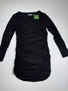 Women's Bodycon Dress Long Sleeve Scoop Neck Sexy Casual Stretchy T Shirt Sz L - Picture 1 of 6