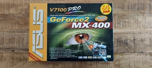 New in Box Scheda video AGP Asus nvidia GeForce2 MX400 32MB SVGA V7100 - Foto 1 di 5