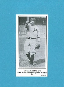 1915 M101-5 The Sporting News Ristampa #54 Oscar Dugey (Philadelphia Nationals) - Foto 1 di 1