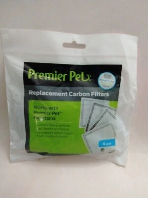 Brand New PREMIER PET Replacement Carbon Filters 4 Pack - Image 1 of 4