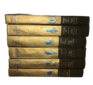 The Book Of Life 6 Book Lot 2,4,7-10 Vintage Book Series 1976 Bible Education - Bild 1 von 6