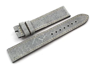 Montre Band Cuir Mohawk Lumière Grey 18/16mm Hand Fabriqué Top Quality Casual - Imagen 1 de 4
