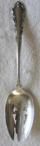 Shenandoah Wallace Sterling Silver Slotted Tablespoon Serving Spoon - Picture 1 of 2